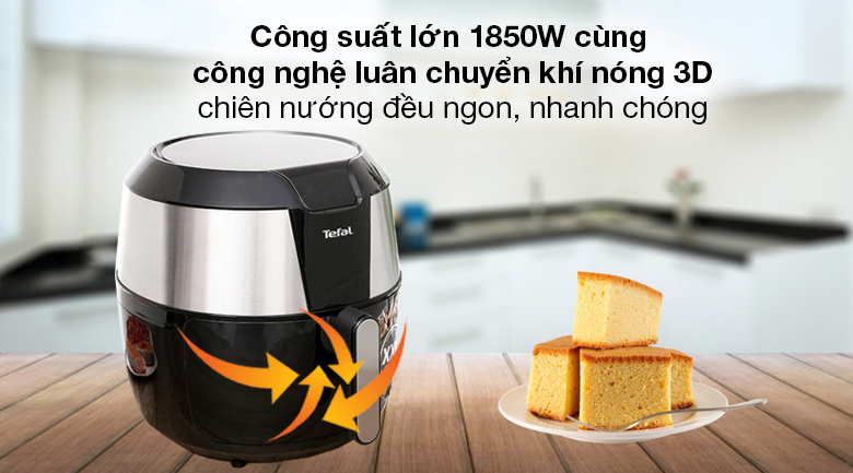 Nồi chiên không dầu Tefal EY701D15 5.6 lít